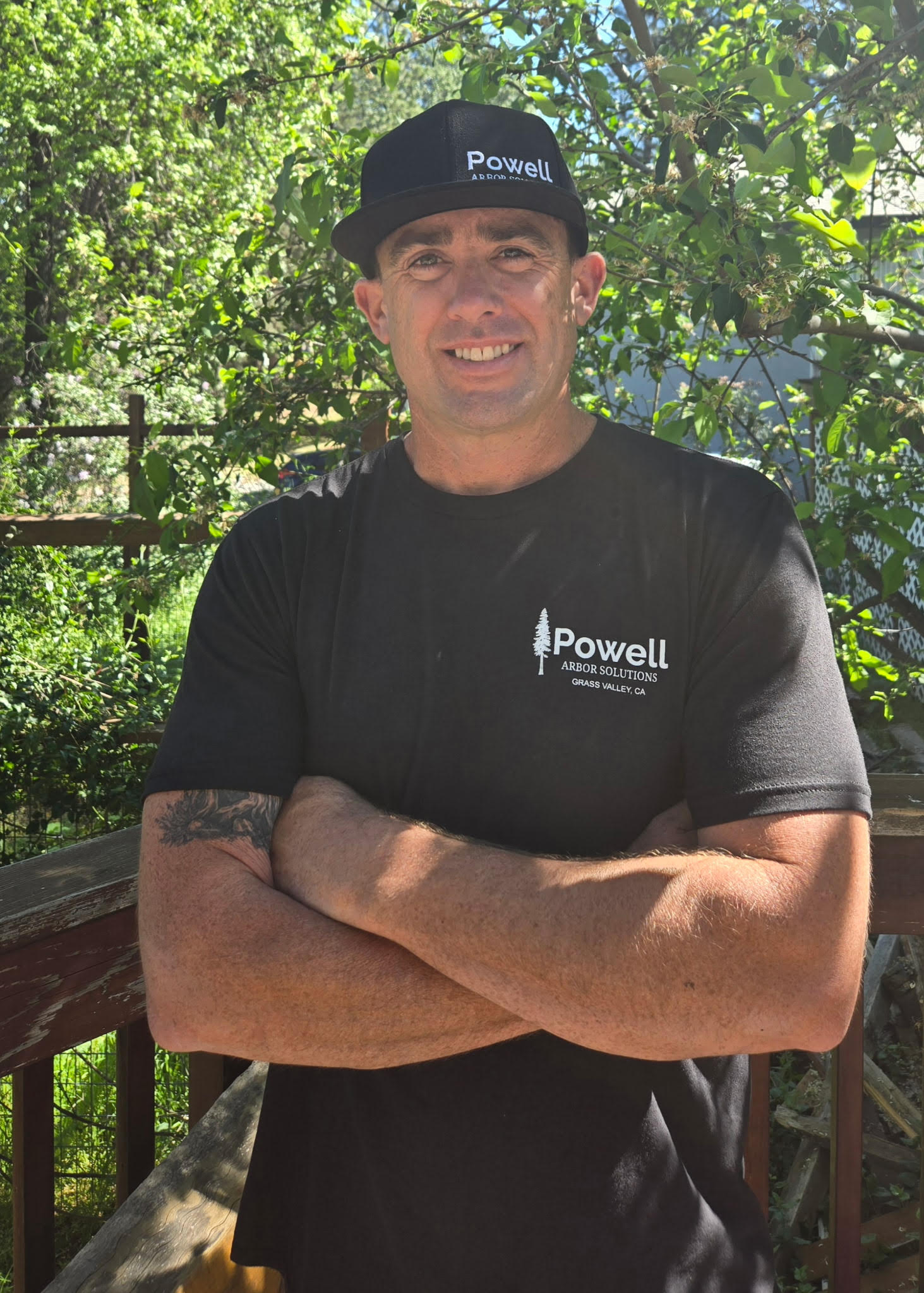 David Powell, ISA Certified Arborist and owner of Powell Arbor Solutions, Grass Valley CA