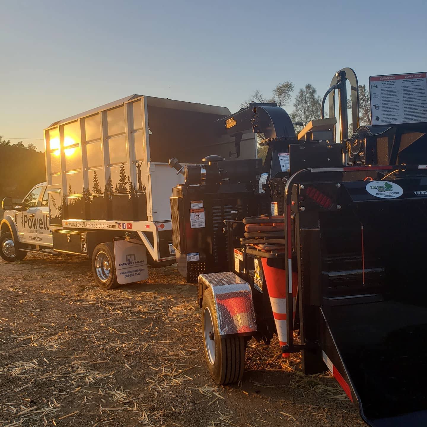 Powell Arbor Solutions current equipment setup