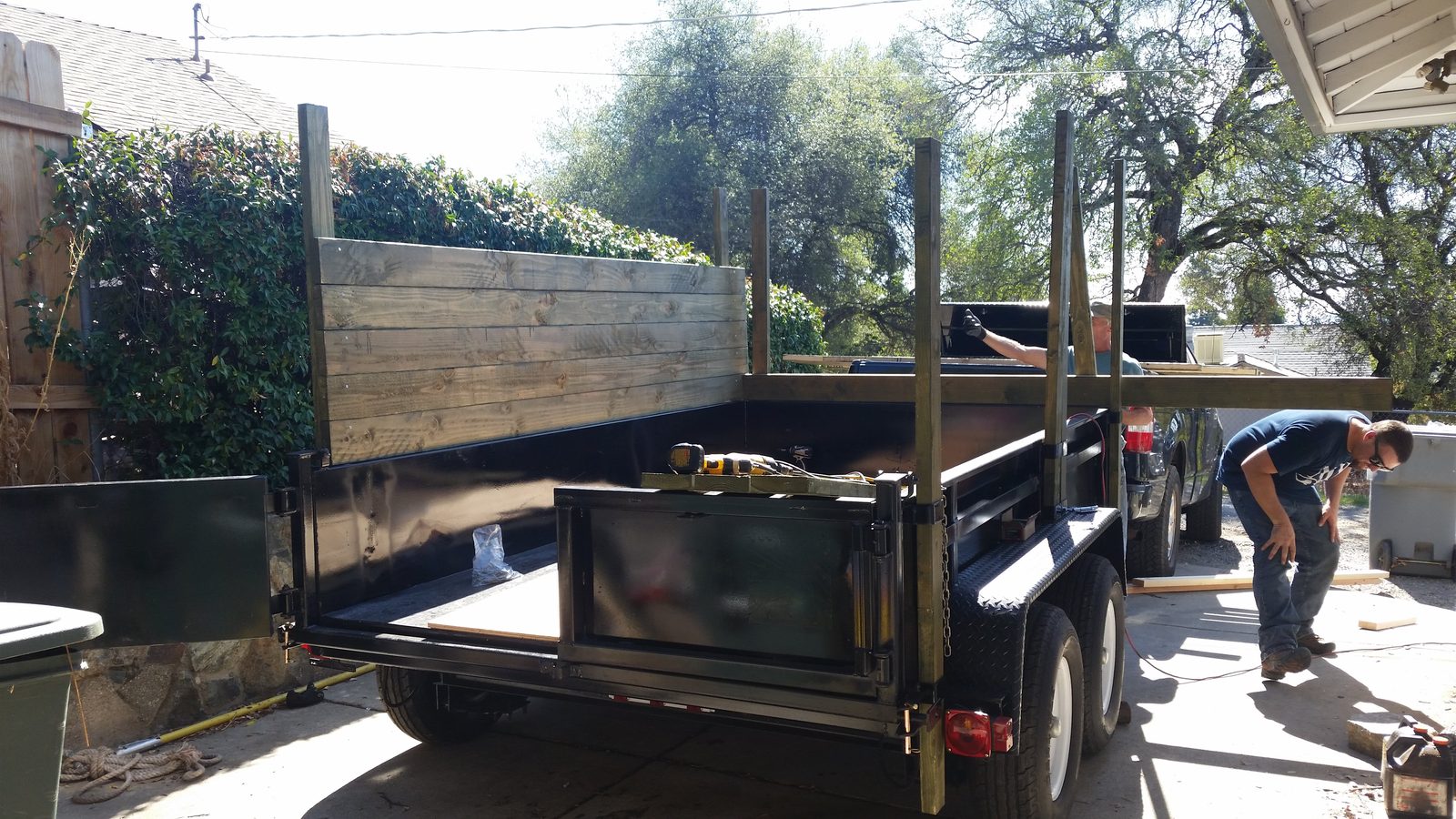 First trailer build for Powell Arbor Solutions in 2015