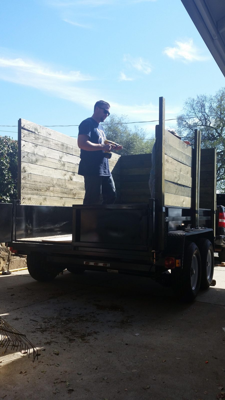 Early equipment setup for Powell Arbor Solutions